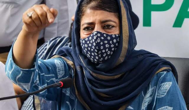 Normalcy Acrobatics are in full Swing, reality denied & obfuscated: Mehbooba on HM’s Visit