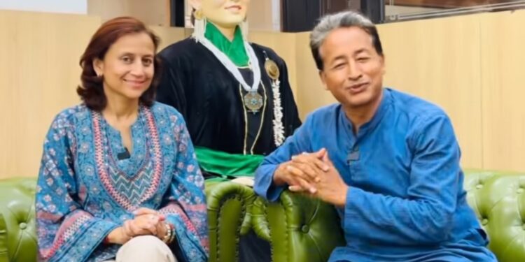 Wife of Detained Climate Activist Sonam Wangchuk Appeals for His Release